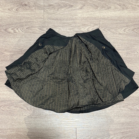Plein Sud Dresses & Skirts - Plein Sud Jeans Women’s Black Skirt with Gold Stripes Layer